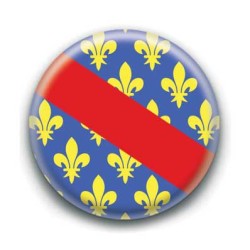 Badge drapeau département d'Allier