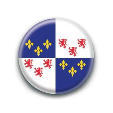 Badge drapeau de la Picardie