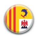 Badge drapeau Provence Alpes Cote d'Azur