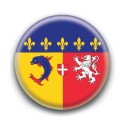 Badge drapeau Rhône Alpes