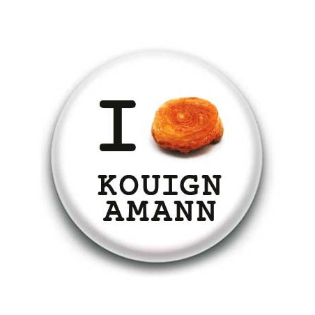 Badge I Love Kouign Amann