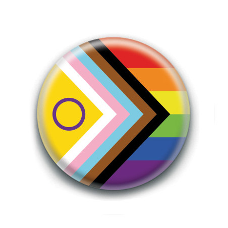Badge : Drapeau Progress Pride