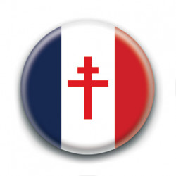 Badge : Drapeau de la France libre