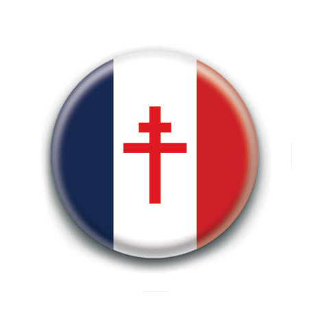 Badge : Drapeau de la France libre