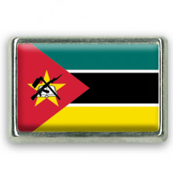 Pins rectangle : Drapeau Mozambique