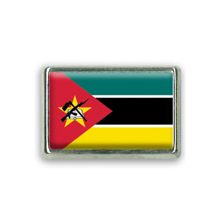 Pins rectangle : Drapeau Mozambique