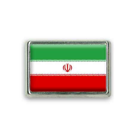 Pins rectangle : Drapeau de l'Iran