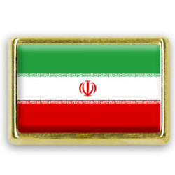 Pins rectangle : Drapeau de l'Iran