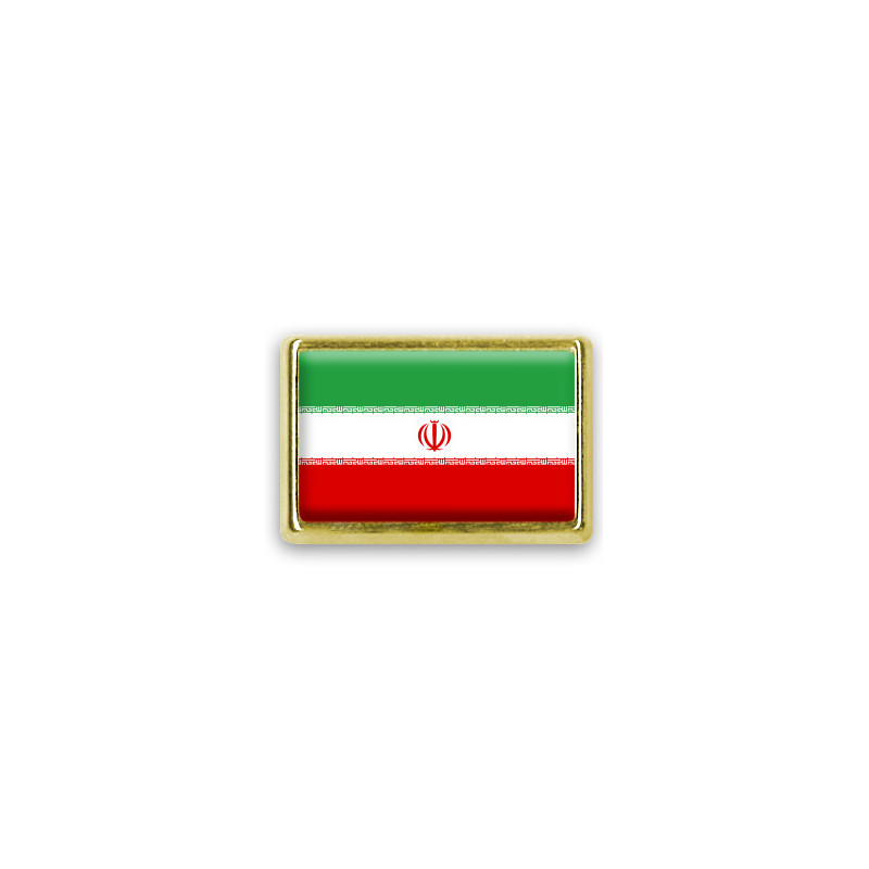 Pins rectangle : Drapeau de l'Iran
