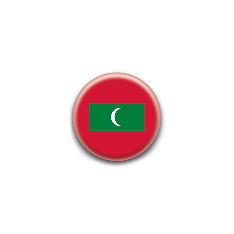 Badge : Drapeau des Maldives