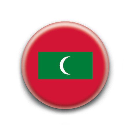Badge : Drapeau des Maldives