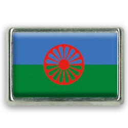 Pins rectangle : Drapeau Tsigane
