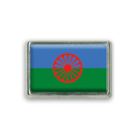 Pins rectangle : Drapeau Tsigane