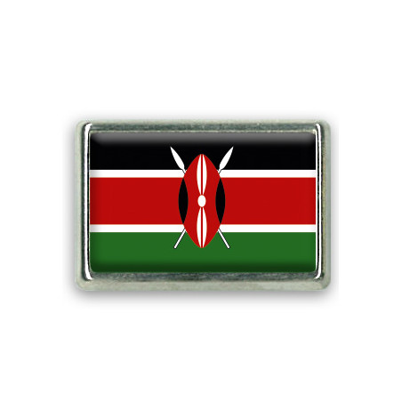Pins rectangle : Drapeau Kenya