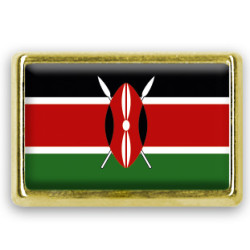 Pins rectangle : Drapeau Kenya