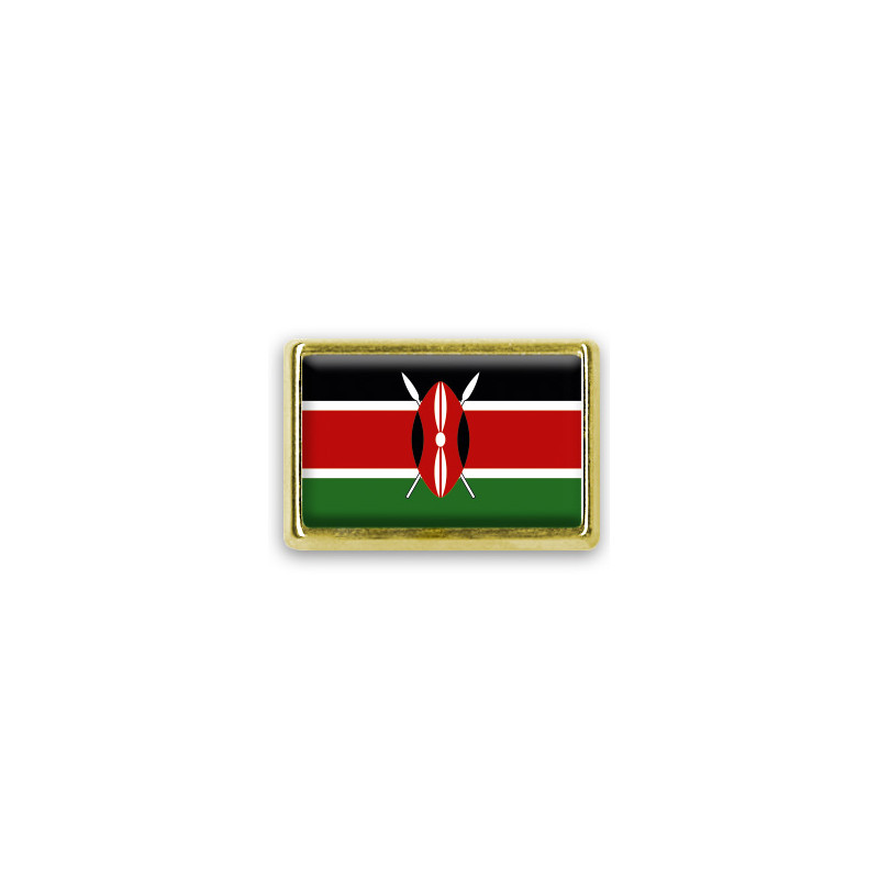 Pins rectangle : Drapeau Kenya