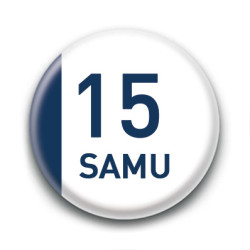 Magnet rond : 15 SAMU