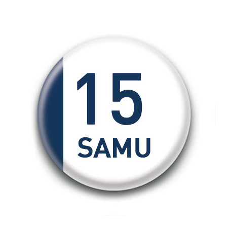 Magnet rond : 15 SAMU