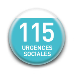 Magnet rond : 115 Urgences sociales