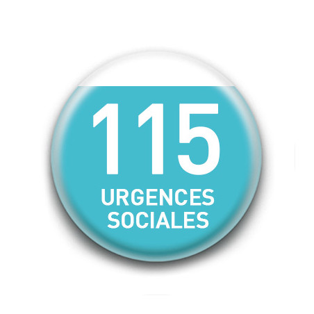 Magnet rond : 115 Urgences sociales