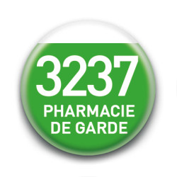Magnet rond : 3237 Pharmacie de garde