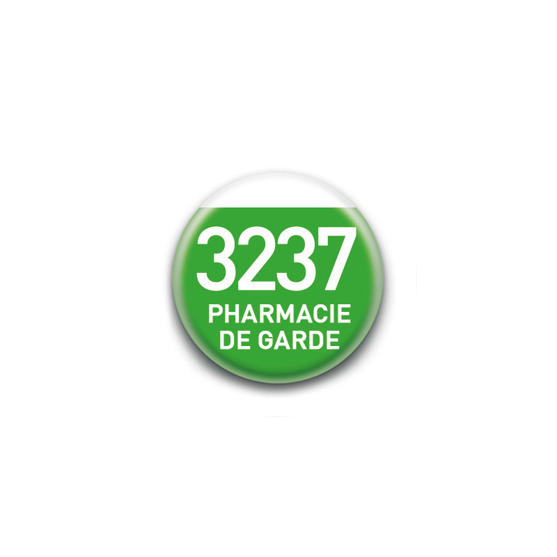 Magnet rond : 3237 Pharmacie de garde