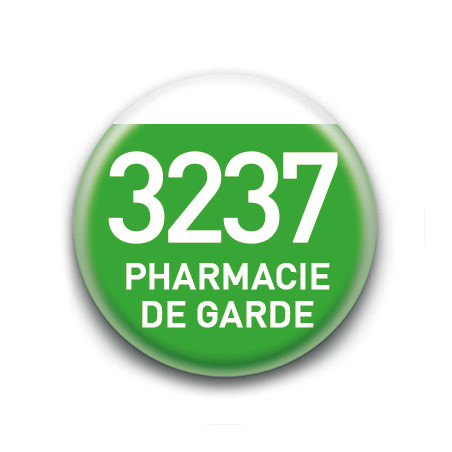 Magnet rond : 3237 Pharmacie de garde