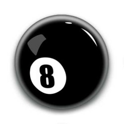 Badge Eight Ball