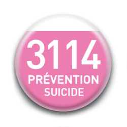 Magnet rond : 3114 Prévention suicide