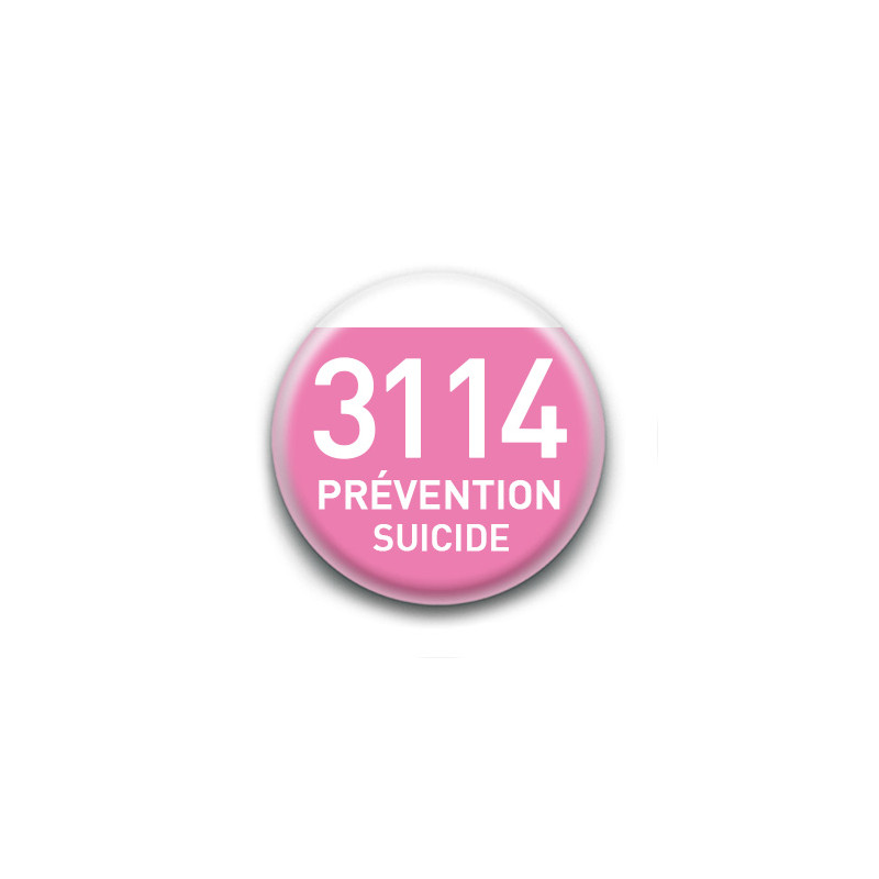 Magnet rond : 3114 Prévention suicide