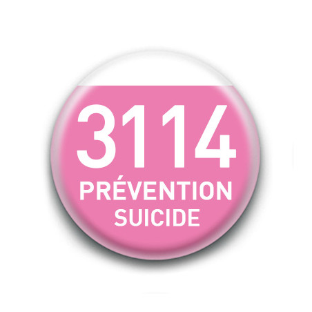 Magnet rond : 3114 Prévention suicide