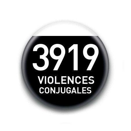 Magnet rond : 3919 Violences conjugales