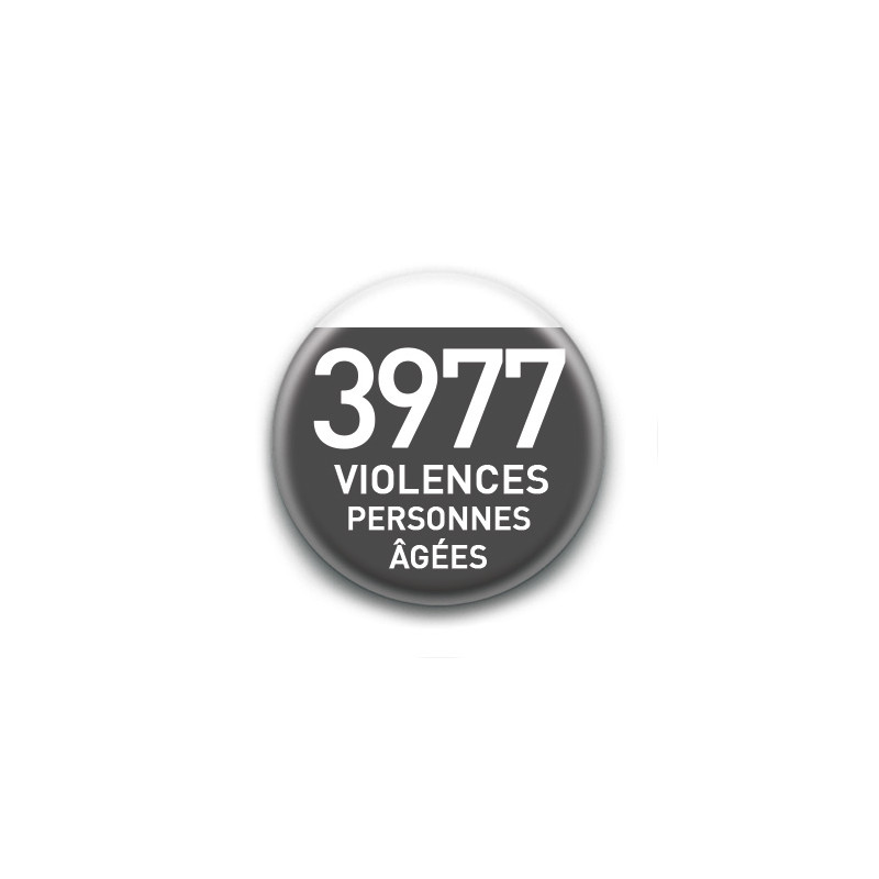 Magnet rond : 3977 Violences personnes âgées