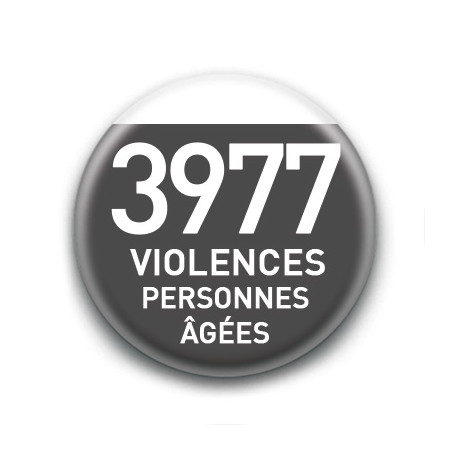 Magnet rond : 3977 Violences personnes âgées