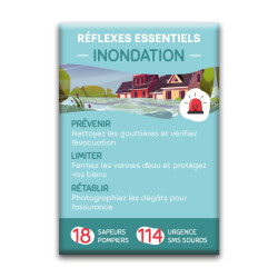 Magnet rectangle : Réflexes inondation