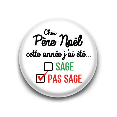 Badge : Pas sage
