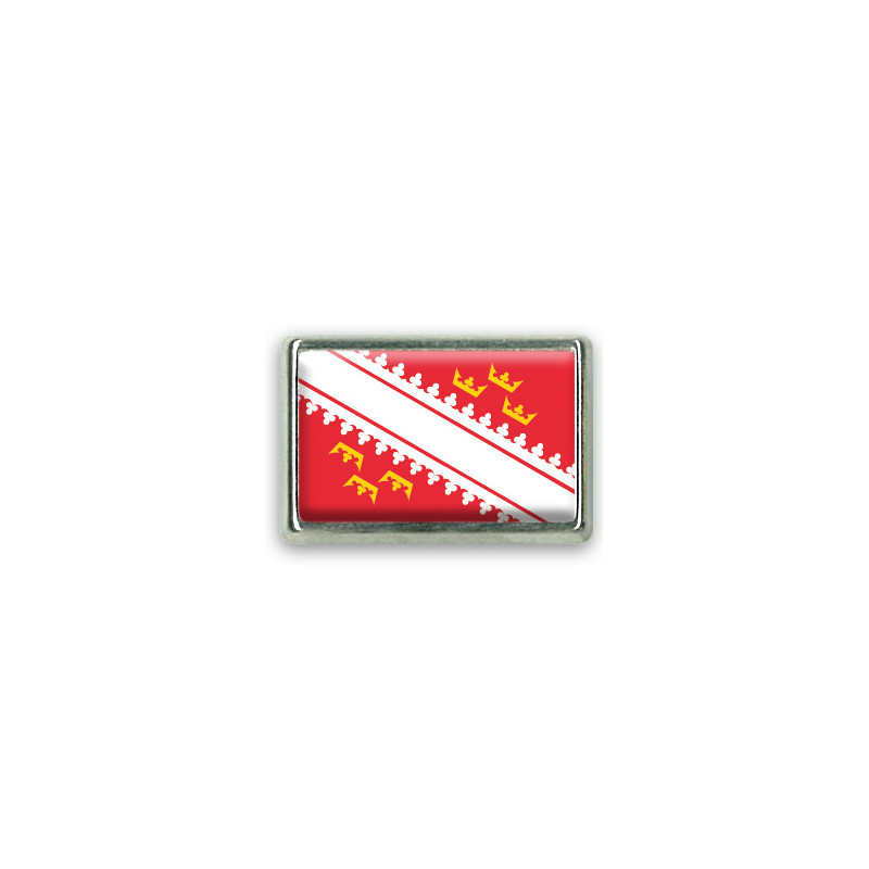 Pins rectangle : Drapeau Alsace