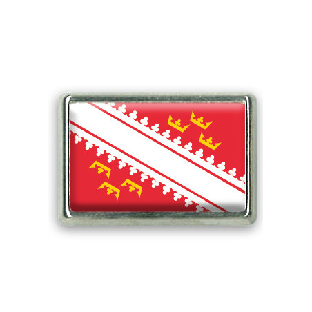 Pins rectangle : Drapeau Alsace