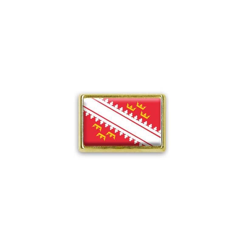 Pins rectangle : Drapeau Alsace