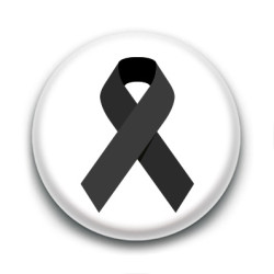 Badge : Ruban noir deuil