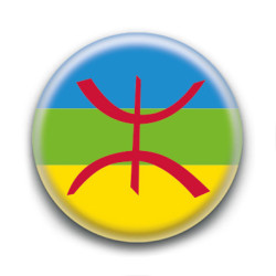 Badge : Drapeau Berbère Amazigh