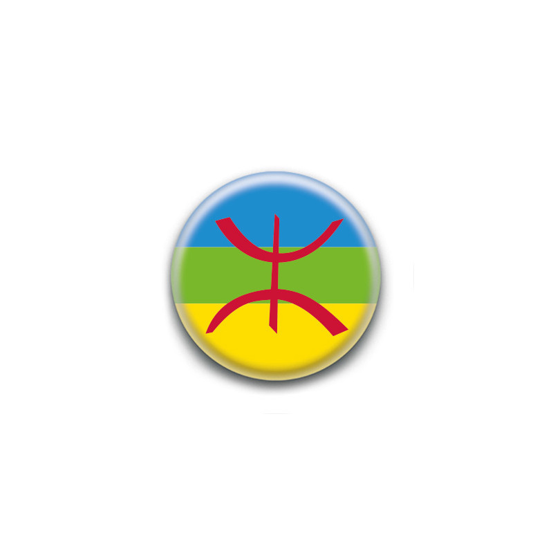 Badge : Drapeau Berbère Amazigh