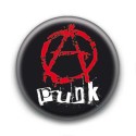 Badge Red Anarchy Punk
