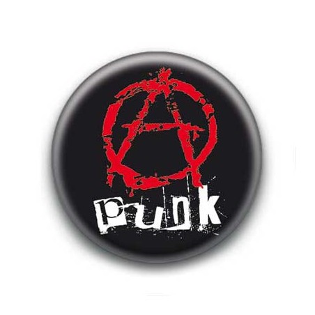 Badge Red Anarchy Punk