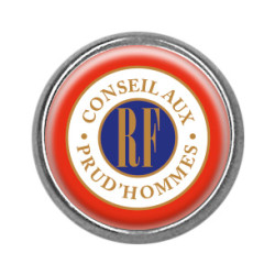 Pin's rond chromé : Conseil aux prud'hommes