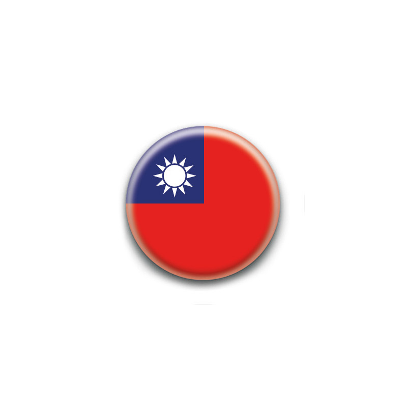 Badge : Drapeau Taïwan