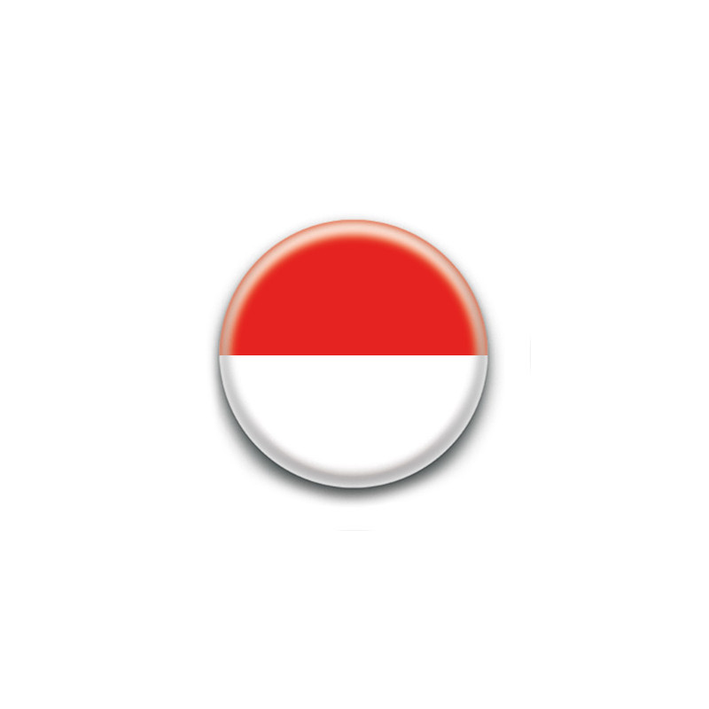 Badge : Drapeau Indonésie