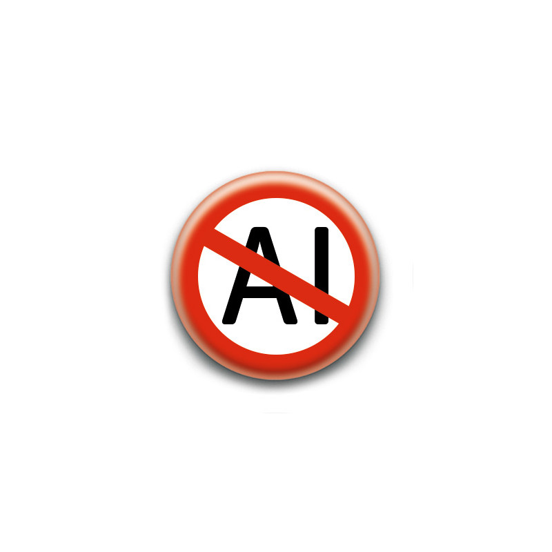 Badge : No AI, non à l'IA