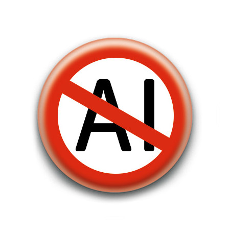 Badge : No AI, non à l'IA