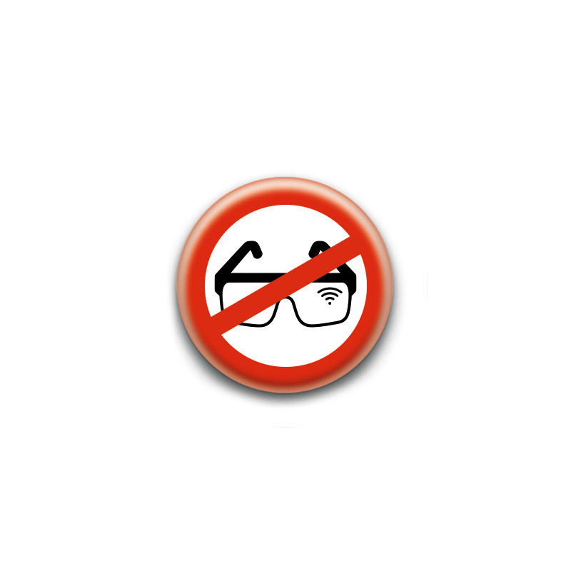 Badge : Lunettes connectées interdites